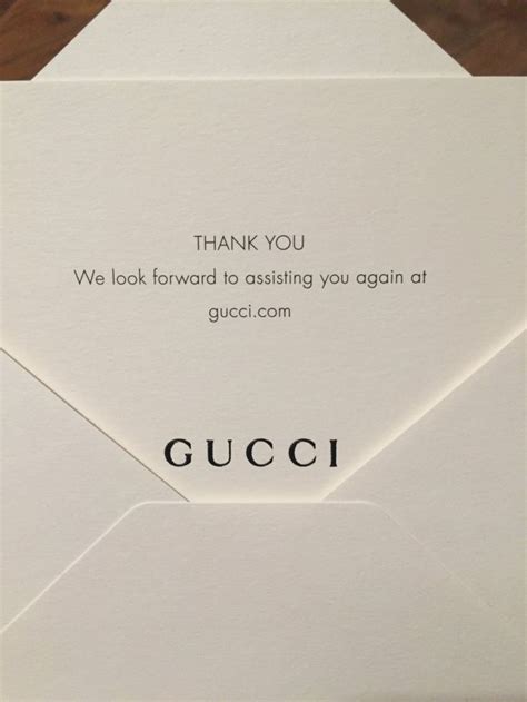 how to get gucci gift catalog|gucci thank you card.